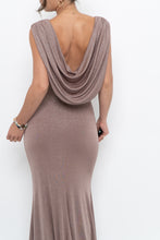 Load image into Gallery viewer, Vintage x Made in Canada x LE CHATEAU Nude Shimmer Gown (XS, S)