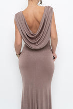 Load image into Gallery viewer, Vintage x Made in Canada x LE CHATEAU Nude Shimmer Gown (XS, S)