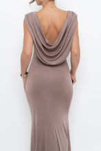 Load image into Gallery viewer, Vintage x Made in Canada x LE CHATEAU Nude Shimmer Gown (XS, S)