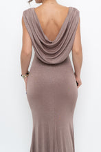 Load image into Gallery viewer, Vintage x Made in Canada x LE CHATEAU Nude Shimmer Gown (XS, S)