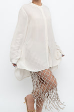 Load image into Gallery viewer, EILEEN FISHER x Cream Pure Silk Blouse (XS-L)