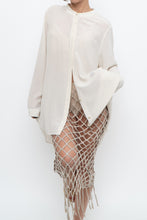 Load image into Gallery viewer, EILEEN FISHER x Cream Pure Silk Blouse (XS-L)