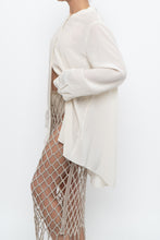 Load image into Gallery viewer, EILEEN FISHER x Cream Pure Silk Blouse (XS-L)