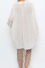 Load image into Gallery viewer, EILEEN FISHER x Cream Pure Silk Blouse (XS-L)