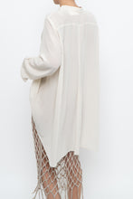Load image into Gallery viewer, EILEEN FISHER x Cream Pure Silk Blouse (XS-L)