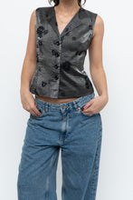 Load image into Gallery viewer, Vintage x Silver Floral Vest (M)
