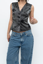 Load image into Gallery viewer, Vintage x Silver Floral Vest (M)