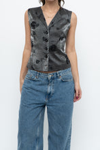 Load image into Gallery viewer, Vintage x Silver Floral Vest (M)