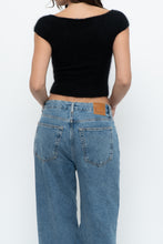 Load image into Gallery viewer, Vintage x ESPRIT Black Angora Fitted Top (XXS, XS)