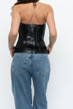 Load image into Gallery viewer, Vintage x BCBG Leather Textured Corset (S, M)