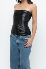 Load image into Gallery viewer, Vintage x BCBG Leather Textured Corset (S, M)