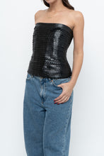 Load image into Gallery viewer, Vintage x BCBG Leather Textured Corset (S, M)