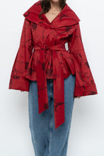 Load image into Gallery viewer, Vintage x SAMUEL DONG Red Rose Coat (S-L)