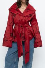 Load image into Gallery viewer, Vintage x SAMUEL DONG Red Rose Coat (S-L)