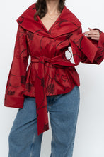 Load image into Gallery viewer, Vintage x SAMUEL DONG Red Rose Coat (S-L)