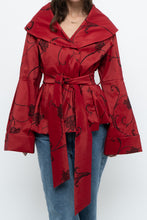 Load image into Gallery viewer, Vintage x SAMUEL DONG Red Rose Coat (S-L)