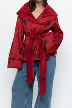 Load image into Gallery viewer, Vintage x SAMUEL DONG Red Rose Coat (S-L)