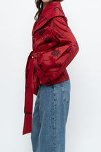 Load image into Gallery viewer, Vintage x SAMUEL DONG Red Rose Coat (S-L)