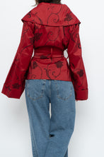 Load image into Gallery viewer, Vintage x SAMUEL DONG Red Rose Coat (S-L)