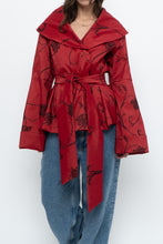 Load image into Gallery viewer, Vintage x SAMUEL DONG Red Rose Coat (S-L)