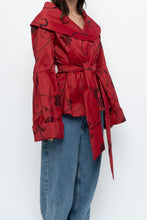 Load image into Gallery viewer, Vintage x SAMUEL DONG Red Rose Coat (S-L)