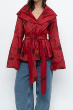 Load image into Gallery viewer, Vintage x SAMUEL DONG Red Rose Coat (S-L)