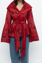 Load image into Gallery viewer, Vintage x SAMUEL DONG Red Rose Coat (S-L)
