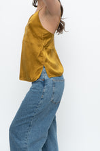 Load image into Gallery viewer, Vintage x HM Gold Silk Tank (XS, S)