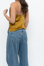 Load image into Gallery viewer, Vintage x HM Gold Silk Tank (XS, S)