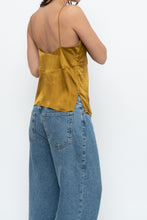 Load image into Gallery viewer, Vintage x HM Gold Silk Tank (XS, S)