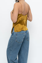 Load image into Gallery viewer, Vintage x HM Gold Silk Tank (XS, S)