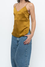 Load image into Gallery viewer, Vintage x HM Gold Silk Tank (XS, S)