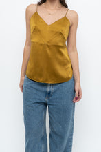 Load image into Gallery viewer, Vintage x HM Gold Silk Tank (XS, S)