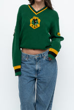 Load image into Gallery viewer, Vintage x Green Wool Varsity Sweater (XS-M)