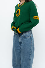 Load image into Gallery viewer, Vintage x Green Wool Varsity Sweater (XS-M)