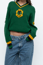 Load image into Gallery viewer, Vintage x Green Wool Varsity Sweater (XS-M)