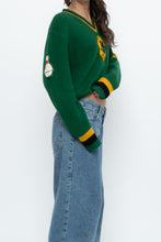 Load image into Gallery viewer, Vintage x Green Wool Varsity Sweater (XS-M)