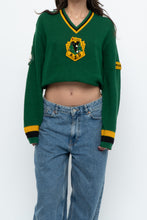 Load image into Gallery viewer, Vintage x Green Wool Varsity Sweater (XS-M)