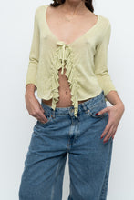 Load image into Gallery viewer, Vintage x Made in Turkey x CRISCA Light Green Cotton Knit Top (XS-M)