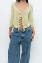 Load image into Gallery viewer, Vintage x Made in Turkey x CRISCA Light Green Cotton Knit Top (XS-M)