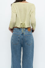 Load image into Gallery viewer, Vintage x Made in Turkey x CRISCA Light Green Cotton Knit Top (XS-M)