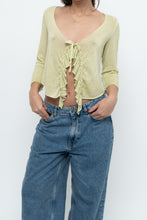 Load image into Gallery viewer, Vintage x Made in Turkey x CRISCA Light Green Cotton Knit Top (XS-M)