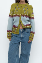 Load image into Gallery viewer, Vintage x Made in Hong Kong x WHITE STAG Patterned Pure Wool Cardigan (XS-M)