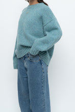 Load image into Gallery viewer, LINE x Teal Wool Blend Knit Sweater (XS-L)