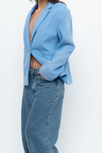 Load image into Gallery viewer, Vintage x LOUBEN Blue Wool, Cashmere Blazer (M, L)