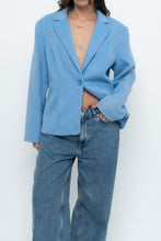 Load image into Gallery viewer, Vintage x LOUBEN Blue Wool, Cashmere Blazer (M, L)