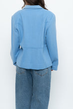 Load image into Gallery viewer, Vintage x LOUBEN Blue Wool, Cashmere Blazer (M, L)