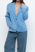 Load image into Gallery viewer, Vintage x LOUBEN Blue Wool, Cashmere Blazer (M, L)
