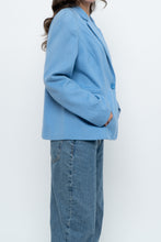 Load image into Gallery viewer, Vintage x LOUBEN Blue Wool, Cashmere Blazer (M, L)