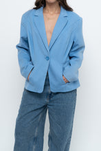 Load image into Gallery viewer, Vintage x LOUBEN Blue Wool, Cashmere Blazer (M, L)